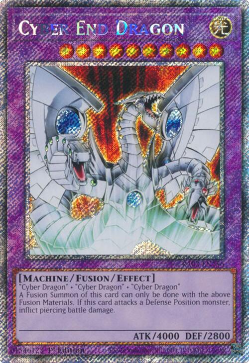 Cyber End Dragon (Platinum Secret Rare) [RA03-EN156] Platinum Secret Rare | Good Games Morley