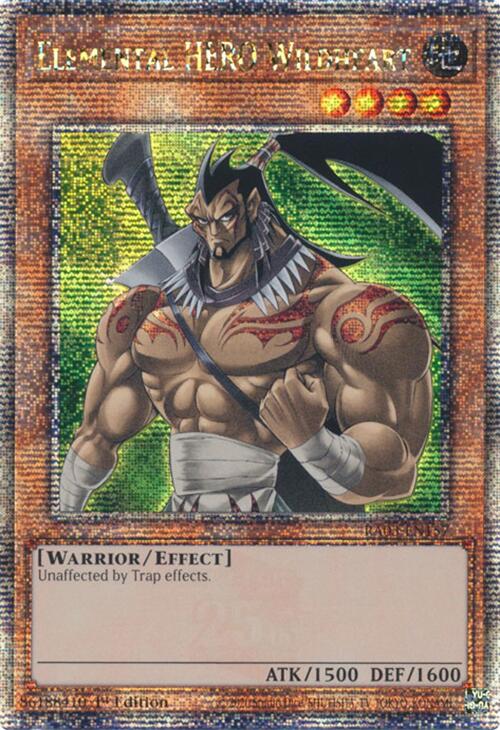 Elemental HERO Wildheart (Quarter Century Secret Rare) [RA03-EN157] Quarter Century Secret Rare | Good Games Morley