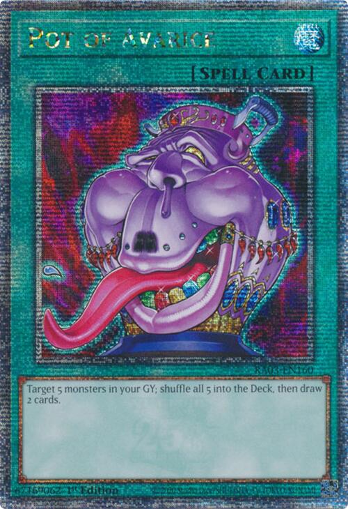 Pot of Avarice (Quarter Century Secret Rare) [RA03-EN160] Quarter Century Secret Rare | Good Games Morley