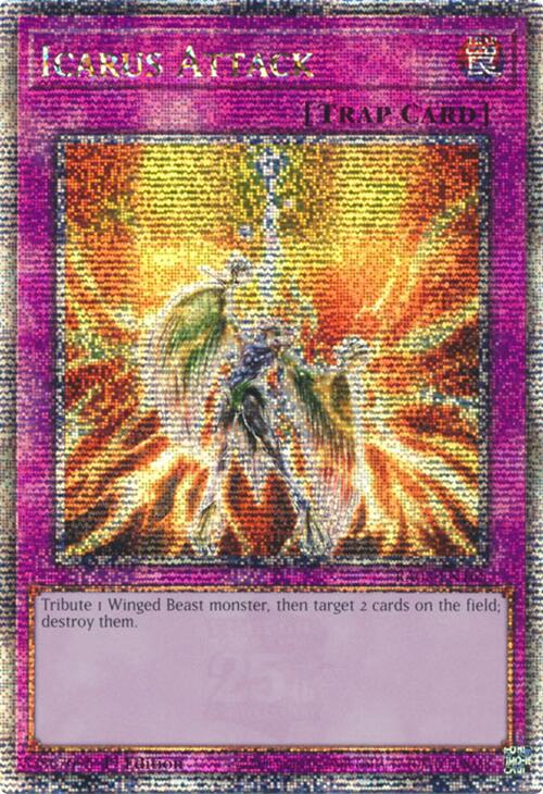Icarus Attack (Quarter Century Secret Rare) [RA03-EN165] Quarter Century Secret Rare | Good Games Morley