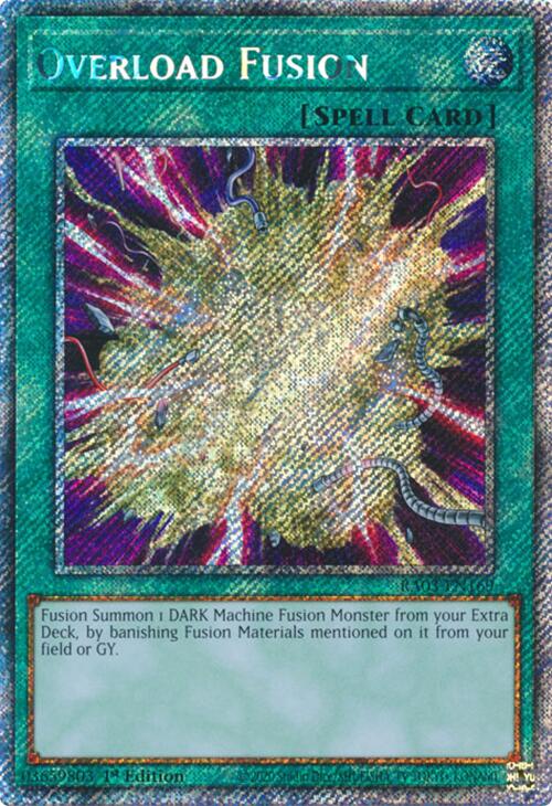 Overload Fusion (Platinum Secret Rare) [RA03-EN169] Platinum Secret Rare | Good Games Morley