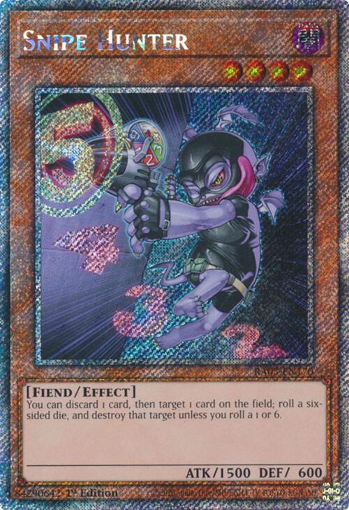 Snipe Hunter (Platinum Secret Rare) [RA03-EN170] Platinum Secret Rare | Good Games Morley