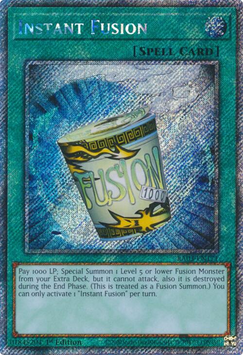 Instant Fusion (Platinum Secret Rare) [RA03-EN171] Platinum Secret Rare | Good Games Morley