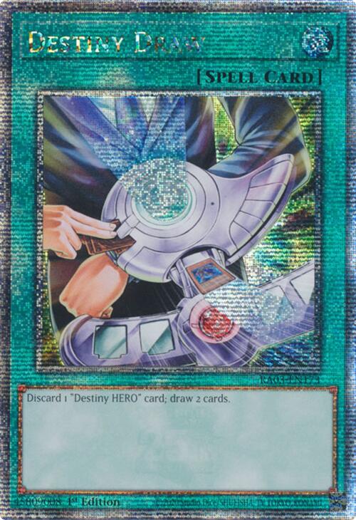 Destiny Draw (Quarter Century Secret Rare) [RA03-EN173] Quarter Century Secret Rare | Good Games Morley