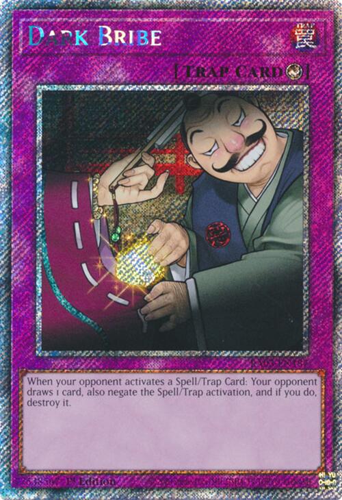 Dark Bribe (Platinum Secret Rare) [RA03-EN187] Platinum Secret Rare | Good Games Morley