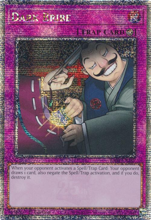Dark Bribe (Quarter Century Secret Rare) [RA03-EN187] Quarter Century Secret Rare | Good Games Morley