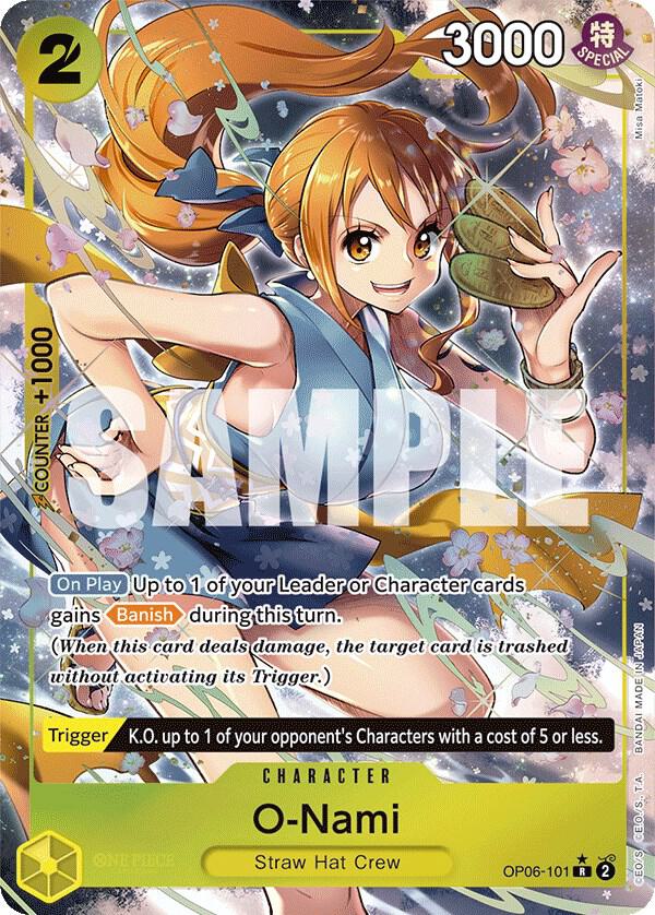 O-Nami OP06-101 (Wings of the Captain)  - Alternate Art Foil | Good Games Morley
