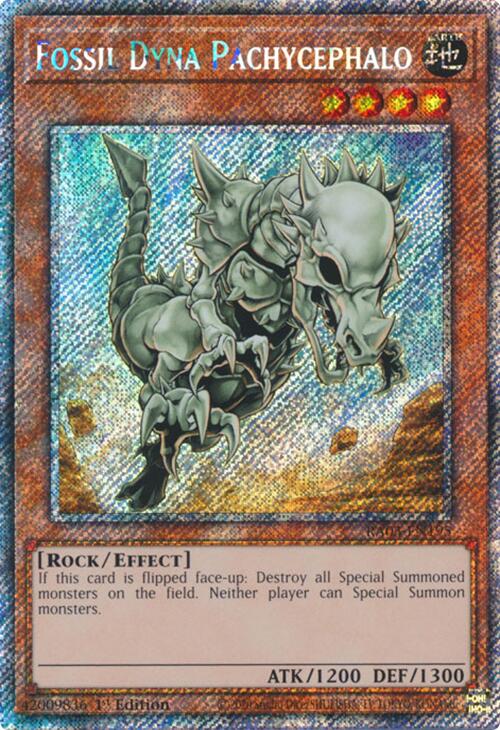 Fossil Dyna Pachycephalo (Platinum Secret Rare) [RA03-EN195] Platinum Secret Rare | Good Games Morley