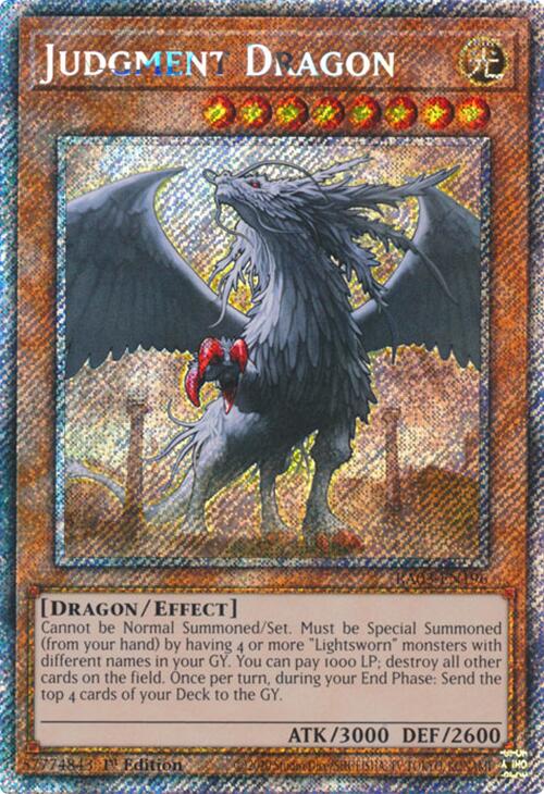 Judgment Dragon (Platinum Secret Rare) [RA03-EN196] Platinum Secret Rare | Good Games Morley