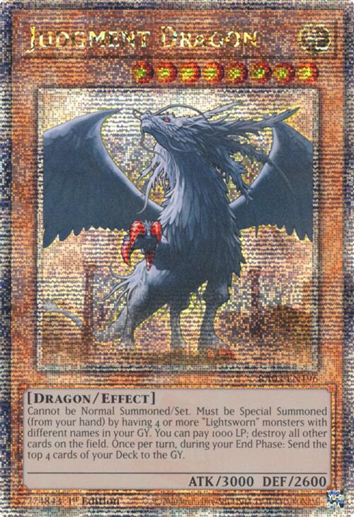 Judgment Dragon (Quarter Century Secret Rare) [RA03-EN196] Quarter Century Secret Rare | Good Games Morley