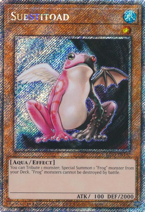 Substitoad (Platinum Secret Rare) [RA03-EN197] Platinum Secret Rare | Good Games Morley