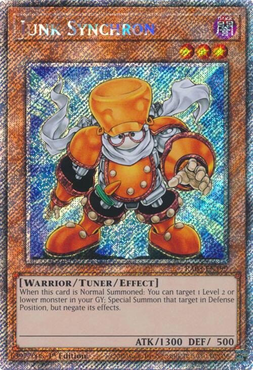 Junk Synchron (Platinum Secret Rare) [RA03-EN199] Platinum Secret Rare | Good Games Morley