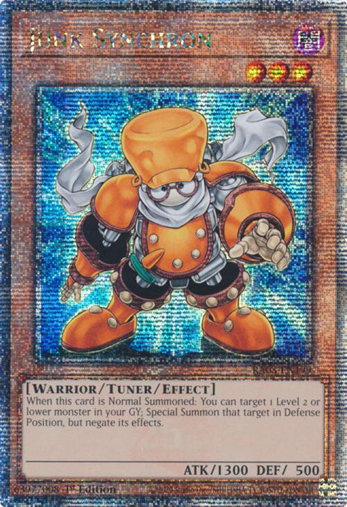 Junk Synchron (Quarter Century Secret Rare) [RA03-EN199] Quarter Century Secret Rare | Good Games Morley