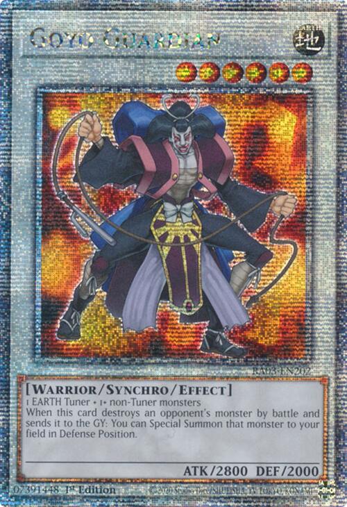 Goyo Guardian (Quarter Century Secret Rare) [RA03-EN202] Quarter Century Secret Rare | Good Games Morley