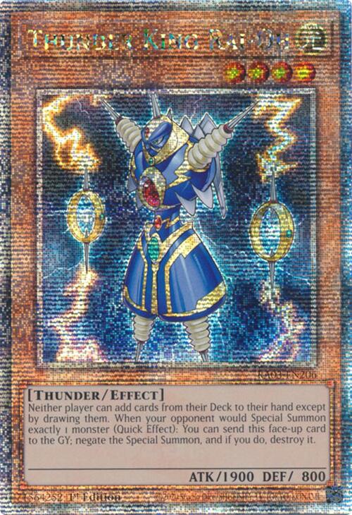 Thunder King Rai-Oh (Quarter Century Secret Rare) [RA03-EN206] Quarter Century Secret Rare | Good Games Morley
