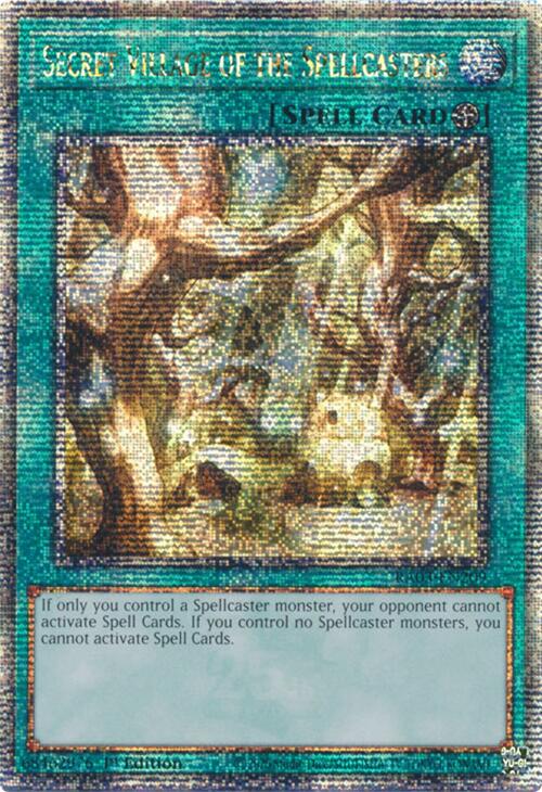 Secret Village of the Spellcasters (Quarter Century Secret Rare) [RA03-EN209] Quarter Century Secret Rare | Good Games Morley