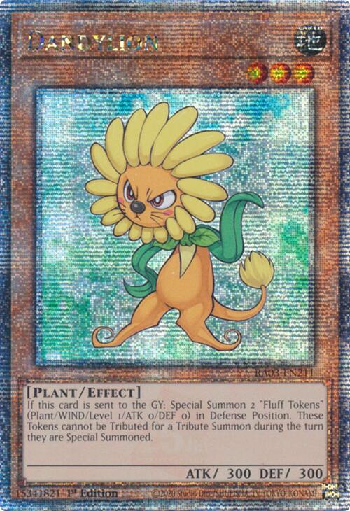 Dandylion (Quarter Century Secret Rare) [RA03-EN211] Quarter Century Secret Rare | Good Games Morley