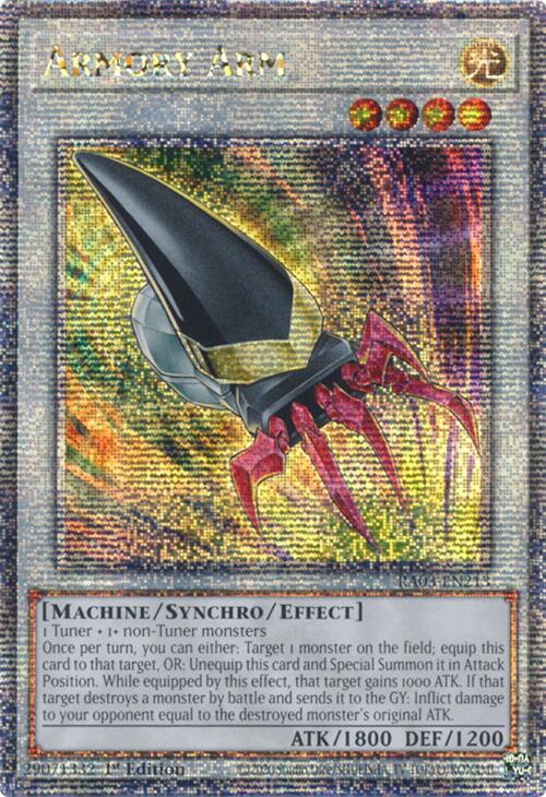 Armory Arm (Quarter Century Secret Rare) [RA03-EN213] Quarter Century Secret Rare | Good Games Morley
