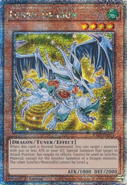 Debris Dragon (Quarter Century Secret Rare) [RA03-EN214] Quarter Century Secret Rare | Good Games Morley