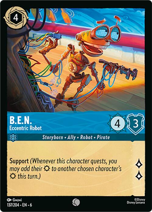 B.E.N. - Eccentric Robot (137/204) [Azurite Sea] | Good Games Morley