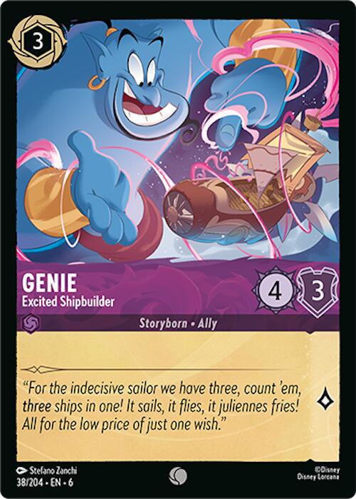 Genie - Excited Shipbuilder (38/204) [Azurite Sea] | Good Games Morley