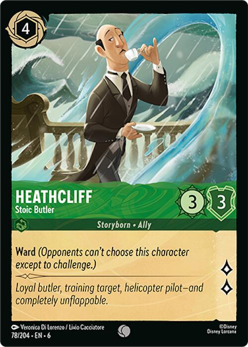 Heathcliff - Stoic Butler (78/204) [Azurite Sea] | Good Games Morley
