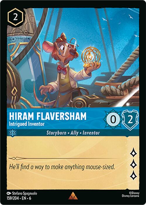 Hiram Flaversham - Intrigued Inventor (159/204) [Azurite Sea] | Good Games Morley