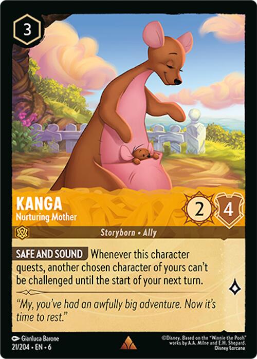 Kanga - Nurturing Mother (21/204) [Azurite Sea] | Good Games Morley