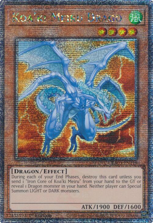 Koa'ki Meiru Drago (Quarter Century Secret Rare) [RA03-EN218] Quarter Century Secret Rare | Good Games Morley