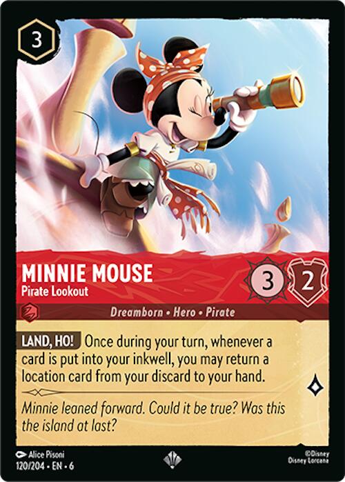 Minnie Mouse - Pirate Lookout (120/204) [Azurite Sea] | Good Games Morley