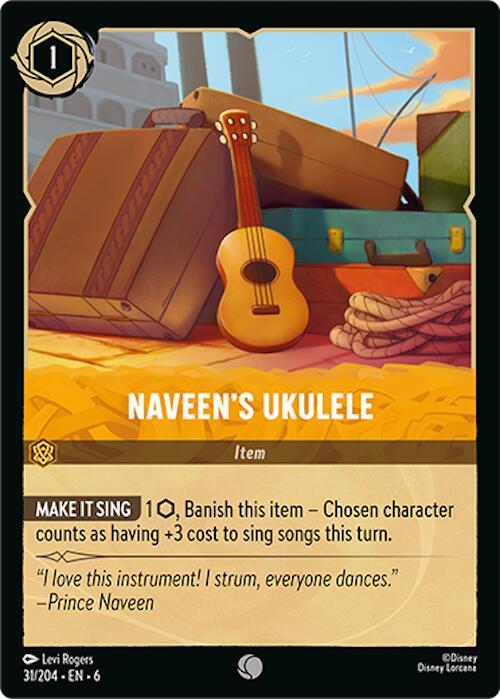 Naveen's Ukulele (31/204) [Azurite Sea] | Good Games Morley