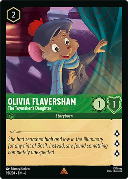 Olivia Flaversham - The Toymaker's Daughter (92/204) [Azurite Sea] | Good Games Morley