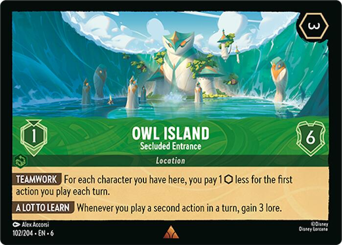 Owl Island - Secluded Entrance (102/204) [Azurite Sea] | Good Games Morley