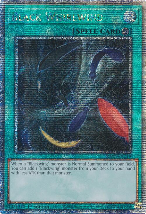 Black Whirlwind (Quarter Century Secret Rare) [RA03-EN219] Quarter Century Secret Rare | Good Games Morley