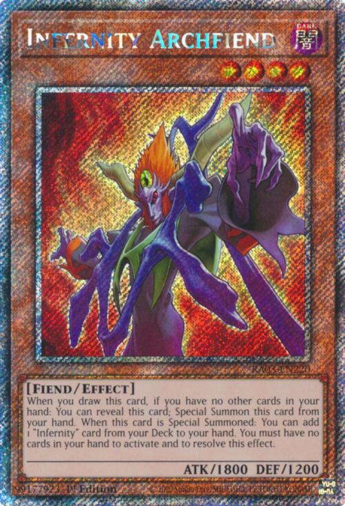 Infernity Archfiend (Platinum Secret Rare) [RA03-EN220] Platinum Secret Rare | Good Games Morley
