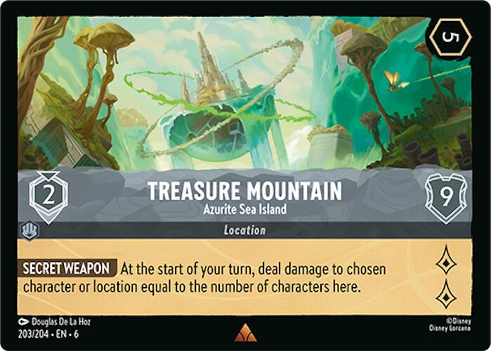 Treasure Mountain - Azurite Sea Island (203/204) [Azurite Sea] | Good Games Morley
