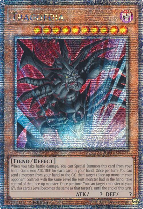 Tragoedia (Quarter Century Secret Rare) [RA03-EN223] Quarter Century Secret Rare | Good Games Morley
