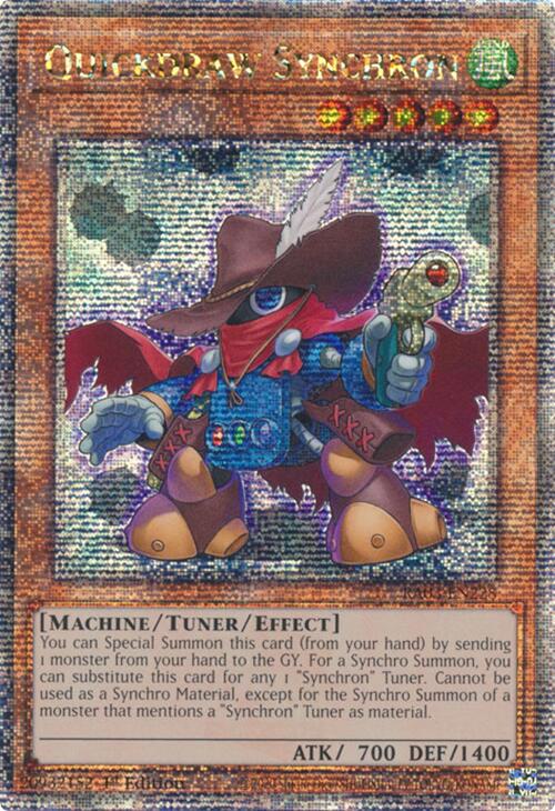 Quickdraw Synchron (Quarter Century Secret Rare) [RA03-EN228] Quarter Century Secret Rare | Good Games Morley