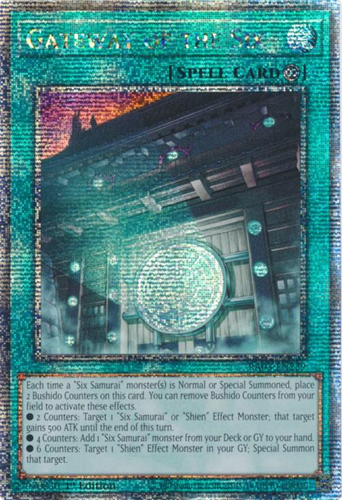 Gateway of the Six (Quarter Century Secret Rare) [RA03-EN229] Quarter Century Secret Rare | Good Games Morley