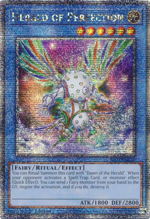 Herald of Perfection (Quarter Century Secret Rare) [RA03-EN237] Quarter Century Secret Rare | Good Games Morley