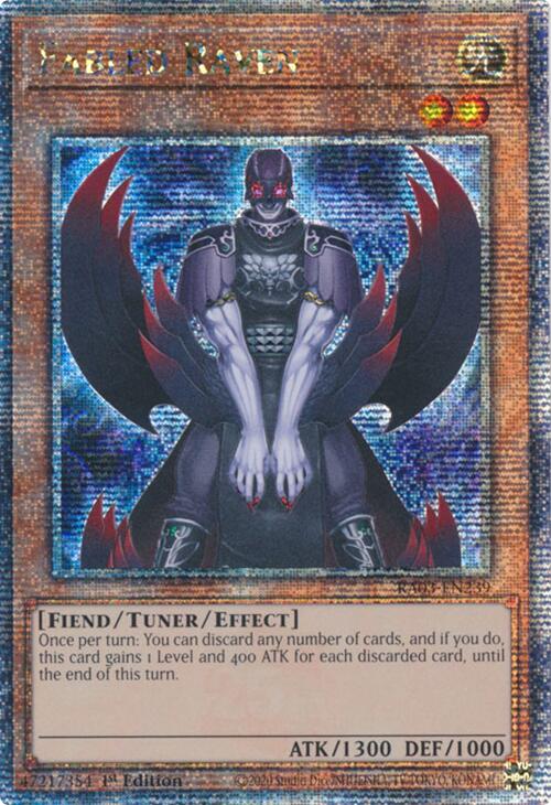 Fabled Raven (Quarter Century Secret Rare) [RA03-EN239] Quarter Century Secret Rare | Good Games Morley