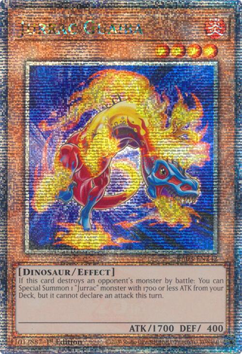 Jurrac Guaiba (Quarter Century Secret Rare) [RA03-EN242] Quarter Century Secret Rare | Good Games Morley