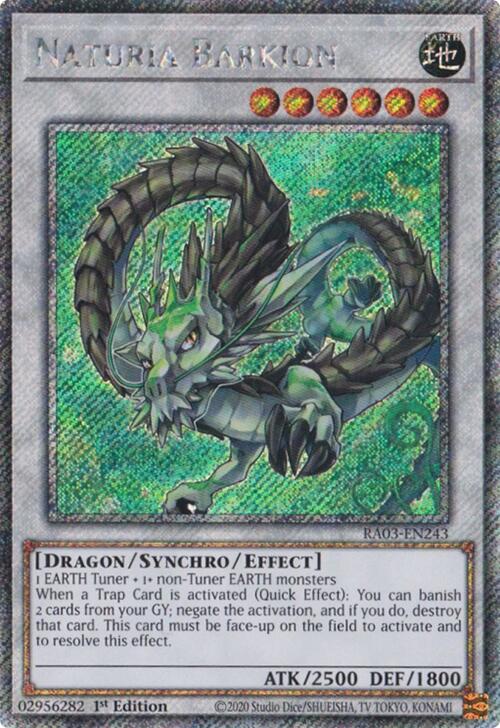 Naturia Barkion (Platinum Secret Rare) [RA03-EN243] Platinum Secret Rare | Good Games Morley