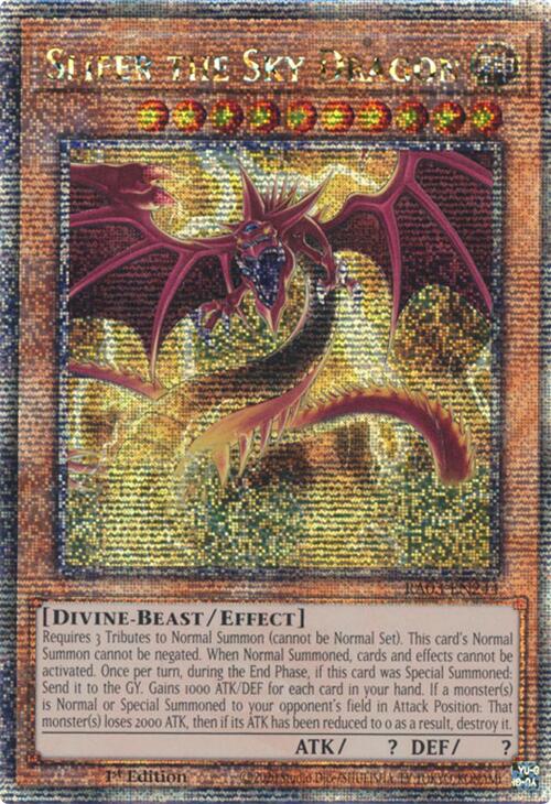Slifer the Sky Dragon (Quarter Century Secret Rare) [RA03-EN244] Quarter Century Secret Rare | Good Games Morley