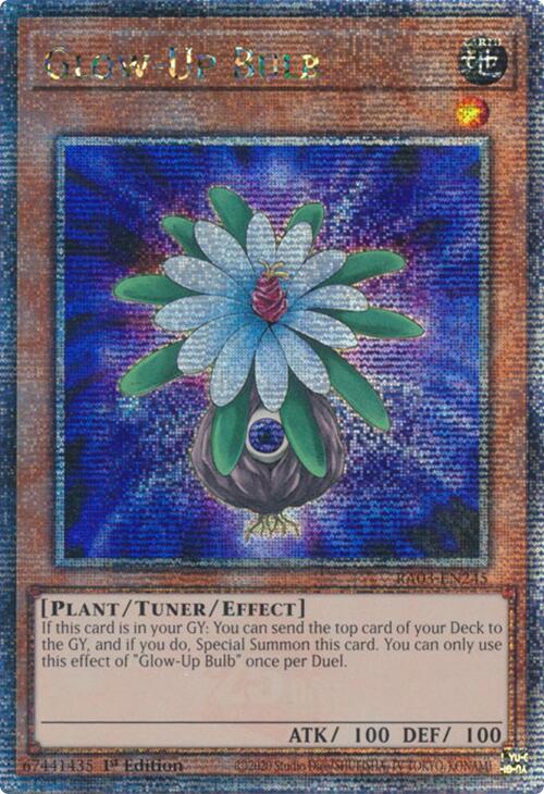 Glow-Up Bulb (Quarter Century Secret Rare) [RA03-EN245] Quarter Century Secret Rare | Good Games Morley