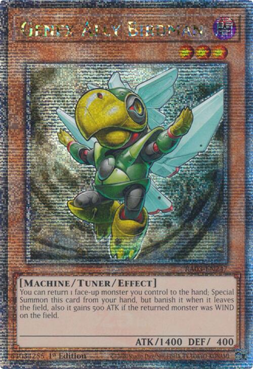 Genex Ally Birdman (Quarter Century Secret Rare) [RA03-EN247] Quarter Century Secret Rare | Good Games Morley