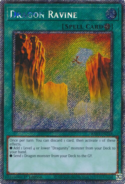 Dragon Ravine (Platinum Secret Rare) [RA03-EN248] Platinum Secret Rare | Good Games Morley