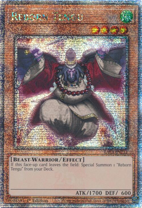 Reborn Tengu (Quarter Century Secret Rare) [RA03-EN251] Quarter Century Secret Rare | Good Games Morley
