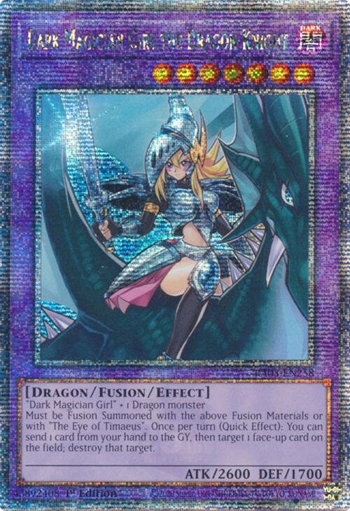 Dark Magician Girl the Dragon Knight (Quarter Century Secret Rare) [RA03-EN258] Quarter Century Secret Rare | Good Games Morley