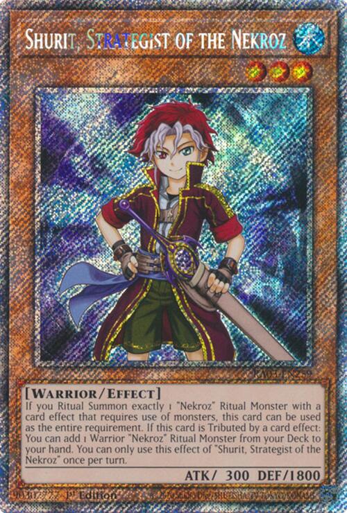 Shurit, Strategist of the Nekroz (Platinum Secret Rare) [RA03-EN259] Platinum Secret Rare | Good Games Morley